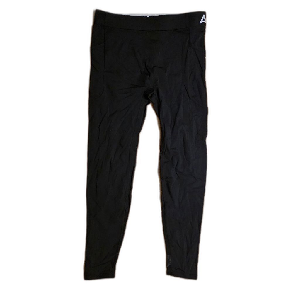 AYBL XL Black Compression High-Waisted Vented Training Leggings with Pockets